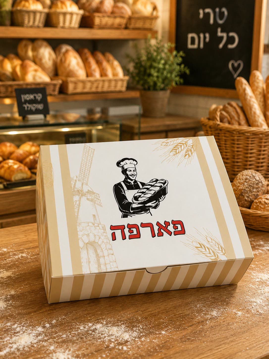 מאפיות וקונדיטוריות — אריזה ממותגת מבית בסט אריזות